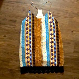 VOOM by Joy Han racer back mini dress